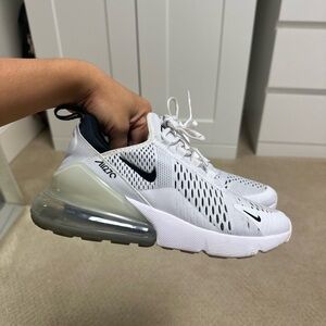 Nike Air Max 270 White and Black Sneakers
